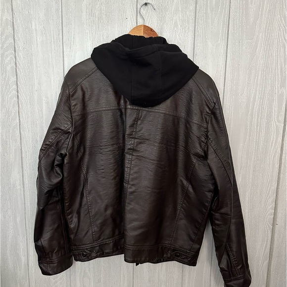 Men’s Calvin Klein Faux Leather Jacket - Picture 2 of 13